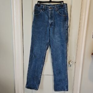 Carhartt Blue Denim Carpenter Jeans-30 X 34